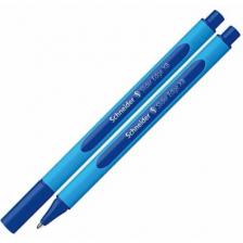 Ручка шариковая Schneider Slider Edge XB, 1.4 мм, трехгранный прорезиненный корпус, синяя, 2 шт.