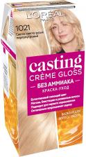 Краска-уход для волос Loreal Paris Casting Creme Gloss 1021 Светло-светло-русый перламутровый