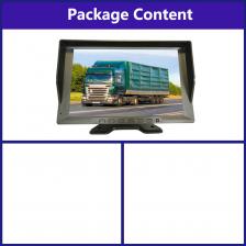 10,1-дюймовая 4-канальная система резервной камеры для грузовика, автомобильный видеорегистратор с камерой ночного видения AHD 1080P для грузовиков/автобусов/фургонов