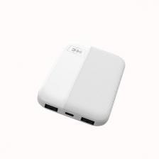 Внешний аккумулятор More Choice 5000mAh 2USB+1Type-C 2.0A PB25-05 White