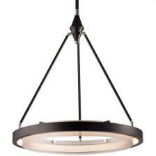 Подвесной светильник светодиодный на штанге Delight Collection MD8790 MD8790-1A black/silver кольцо DeLight Collection