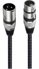 Кабель акустический Caweon NO-3M XLR(M) - XLR(F), VISARIO, , 3м, серый
