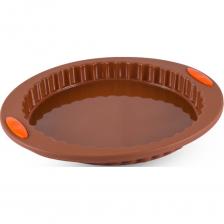 Форма для выпечки Werner Tizzana 50042 приятно удивит вас своей гибкостью и пластичностью, которые непременно подарят вам массу приятных тактильных ощущений! Выполненная из надежного жаропрочного силикона модель легко меняет форму, что обеспечивает компактное хранение, и выдерживает температуру до 400°C. Также силиконовые модели не боятся падений, легко моются, в том числе в посудомоечной машине, а также отличаются долговечностью и небольшим весом. Формочка выполнена в насыщенном коричневом цвете, который идеально подойдет не только для готовки, но и для подачи блюда на стол. Модель имеет круглую форму, ее размеры - 30,5х27х3 см. Посуда оснащена двумя удобными нескользящими ручками. В такой форме удобно выпекать хлеб, торт, кекс, рулет и запекать паштет. Также в коллекции Tizzana вы найдете квадратную и круглую формы для выпечки, форму для выпечки маффинов. Подарите себе надежную, а главное – удобную форму для выпечки с Werner Tizzana 50042!
