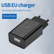 USB зарядное устройство 5 в 2 а стандартное Европейское регулирование CE/GS сертифицированная безопасная вилка мини удобный адаптер питания для путешествий