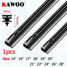 Натуральный каучук, автомобильные щетки стеклоочистителя, вставные полосы NR 6 мм (заправка) 14 "16" 17 "18" 19 "20" 21 "22" 24 "26" 28 "1 шт. автомобильные аксессуары