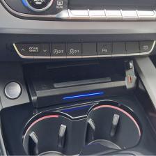 Автомобильное беспроводное зарядное устройство 15 Вт для Audi A4 B9 S4 RS4 A5 2017-2021, держатель для быстрой зарядки телефона, аксессуары для зарядки, внутренняя отделка