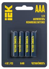 IEK AAK-NIMH-03-1100-L04 Аккумулятор GREEN Ni-MH AAA 1100мАч 1 упак