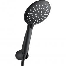 Функциональность: большая лейка, три режима струи. Надежность: металлический шланг, прочные материалы. Набор для душа VS102Black — это идеальный выбор для тех, кто ценит стиль и комфорт. Длина шланга 1.5 Размер лейки, мм 120 Цвет ручной лейки черный Количество режимов ручной лейки 3 Цвет ручной лейки черный Шланг металлический Защита от перекручивания нет Стопорное кольцо нет Тип держателя стационарный Функция легкой очистки лейки есть Цвет шланга черный Держатель ABS-пластик