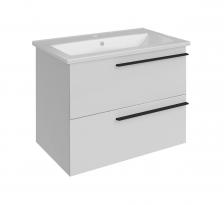Тумба ASB-Mebel Тида 80 подвесная, с умывальником Odensvik/Миранда 80, с сифоном