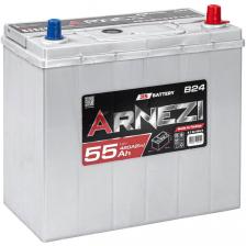 Автомобильный аккумулятор ARNEZI 55 Ач обратная полярность B24L