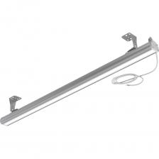 Промышленные линейные светодиодные светильники СТРУНА выполнены в алюминиевых корпусах с высокой степенью защиты от воздействия окружающей среды IP65. Оснащаются ударопрочными качественными рассеивателями устойчивыми к УФ излучению. Продуманная конструкция теплоотвода гарантирует сохранение заявленных характеристик и безотказную работу светильника. Грамотная конструкция крепежного узла позволяет осуществлять подвесной (при помощи тросов или цепей) или накладной монтаж (при помощи кронштейна с регулировкой угла наклона). Регулировка угла наклона возможна в диапазоне от 0 до 90°. Внимание! Тросы и цепи в комплекте не поставляются и приобретаются отдельно.