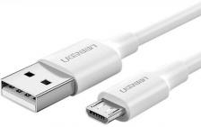 Кабель UGREEN US289 (60143) USB 2.0 A to Micro USB Cable Nickel Plating 2m, белый 60143_