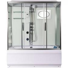 Душевая кабина WeltWasser WW500 Emmer 170х85 10000003926 с гидромассажем, профиль хром, стекло прозрачное