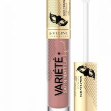 Жидкая матовая губная помада №10 Creme brulee с гиалуроновой кислотой VARIETE PERFECT MATTE Eveline