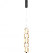 Серия Ritmo, рожденная в рамках проекта «The path of light» совместно с Британской Высшей школой Дизайна — это воплощение глубокого понимания художественного ритма, которому особое внимание уделял сам Леонардо да Винчи. Автор проекта, Ангелина Мадатян, мастерски интерпретировала классические принципы пропорций в современном дизайне освещения. Тонированные стеклянные плафоны в янтарных тонах придают светильникам глубину и изысканность, а контрастная арматура в черном цвете с сэнди-эффектом подчеркивает их ультрасовременный характер. LED-источник света скрытый матовым акриловым рассеивателем. Мощный световой поток в сочетании с возможностью регулировки высоты подвеса делает Ritmo подходящим для оформления акцентного освещения в помещениях любой высотой потолков.