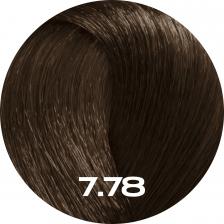 Профессиональный краситель 7.78 Темный блондин бежево-перламутровый, 100 мл /Keralex Color