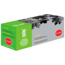 Картридж лазерный Cactus CS-C718Y для CANON LBP-7200Cdn/MF8330Cdn/8350Cdn, желтый, ресурс 2900 страниц