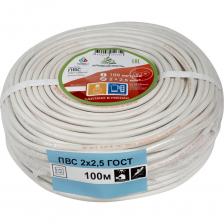 Провод ПВС АЛЬФАКАБЕЛЬ 2х2,5 мм ГОСТ 100 м 05035