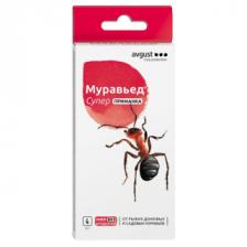 Avgust (Август) Муравьед Супер ловушки от муравьев, 4 шт