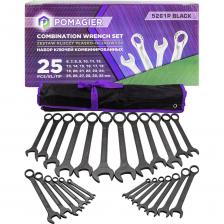 Этот набор комбинированных ключей от бренда POMAGIER — идеальное решение для профессионалов и домашних мастеров, которые ценят качество и функциональность в своих инструментах. Включая 25 ключей различных размеров, он подходит для выполнения множества задач, от мелкого ремонта до серьезных строительных работ.Характеристики:Размеры ключей: 6, 7, 8, 9, 10, 11, 12, 13, 14, 15, 16, 17, 18, 19, 20, 21, 22, 24, 25, 27, 28, 30, 32 мм.Материал: Изготовлены из высококачественной хромванадиевой стали, что обеспечивает долговечность, прочность и устойчивость к коррозии.Удобство хранения: Поставляется на полотне, что обеспечивает удобную организацию и быстрый доступ к инструментам.Преимущества:Широкий диапазон размеров: Набор включает ключи от 6 до 32 мм, что позволяет легко справляться с различными задачами и работать с крепежами разных диаметров.Высокая прочность: Ключи из хромванадиевой стали обеспечивают надежность и долговечность, позволяя использовать их в самых требовательных условиях.Удобное хранение: Полотно позволяет компактно разместить ключи, предотвращая их потерю и обеспечивая легкий доступ к нужному инструменту.Дополнительные особенности:Универсальность: Ключи идеально подходят для работы с болтами и гайками в различных сферах, включая автомобили, бытовые приборы и строительные проекты.Легкость в использовании: Комбинированные ключи позволяют быстро переключаться между открытым и закрытым положениями, что делает процесс работы более эффективным.