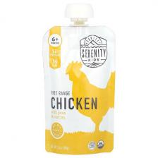 Serenity Kids, курица с горохом и морковью, для детей от 6 месяцев, 99 г (3,5 унции)