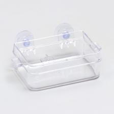 Кормушка NomoyPet для террариума на присосках, 10x4x7.5 см