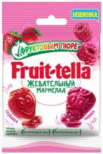 Мармелад Fruittella жевательный Клубника-Малина с фруктовым пюре 36г