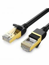 Кабель UGREEN NW107 (11268) Cat 7 F/FTP Lan Cable, 1м, черный 11268_