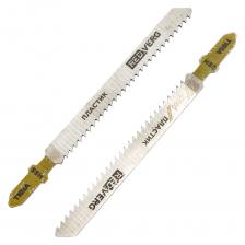 Пилка по пластику для лобзика Пилка по пластику (T101А; чистый рез; HSS; 2 шт) для лобзика REDVERG 820001 6623582