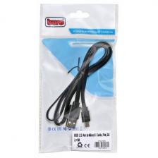 Кабель Buro Reversible BHP MICROUSB 1M USB (m)-micro USB (m) 1м черный