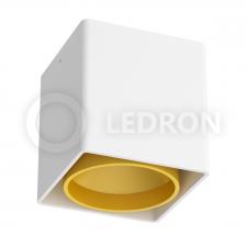 Накладной светильник под сменную лампу Ledron KEA ED GU10 White-Gold