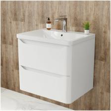 Тумба с раковиной для ванной комнаты FAURAplus, Токио 60-2, подвесная