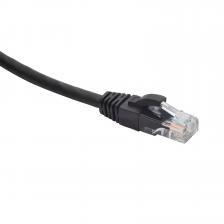 Datarex (Датарекс) Коммутационный шнур U/UTP категория 5e LSZH нг(А)-HF 15,0 м, черный