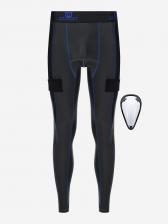 Брюки компрессионные MadGuy Basic Compression, Серый