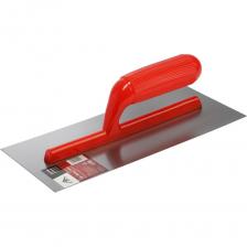 Гладилка ЛОМ стальная, пластиковая рукоятка, прямая, 125x280 мм 9919188