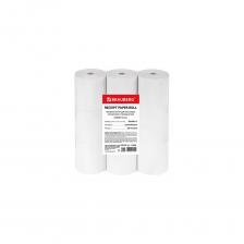 Изготовлена на современном оборудовании, обеспечивающем ровную намотку и отсутствие бумажной пыли. Позволяет получить печать высокого качества и продлевает срок службы оргтехники.Cостоит из бумажной основы, на которую нанесен термочувствительный химический состав. Рулоны изготовлены на современном оборудовании, обеспечивающем ровную намотку и отсутствие бумажной пыли. Позволяют получить печать высокого качества и продлевают срок службы оргтехники.Чековая лента с наружным термослоем имеет ширину 80 мм и общую длину 80 м. Диаметр рулона - 72 мм, диаметр втулки - 12 мм. Плотность бумаги чековой ленты - 48 г/м2. Поставляется в термоусадочной пленке. 9 штук в комплекте.Чековая лента BRAUBERG - это прекрасное соотношение доступной цены и высокого качества! С ней можно забыть о такой проблеме, как замятие бумаги.