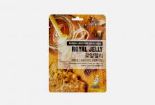Тканевая маска для лица с маточным молочком NATURAL MOISTURE ROYAL JELLY MASK SHEET 1 шт ORJENA
