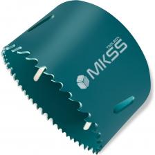 Биметаллическая универсальная коронка HSS Co 8% MKSS предназначена для сверления отверстий в твердых материалах, таких как нержавеющая сталь, легированная и нелегированная сталь, алюминий, цветные металлы, дерево и гипсокартон.Корпус коронки изготовлен из высокопрочной пружинной стали, а режущая часть выполнена из быстрорежущей стали с добавлением 8% кобальта.Компенсационные прорези в корпусе минимизируют шум и предотвращают деформацию от перегрева, а разведенные закаленные зубья обеспечивают аккуратное сверление без трещин и сколов, усиленный захват материала и эффективный отвод стружки.Используется с дрелями, шуруповертами и стационарными станками только в безударном режиме. Коронка поставляется без хвостовика, и рекомендуется использовать смазочно-охлаждающую жидкость при сверлении.Внимание, изображение товара может отличаться от реального! Верные параметры указаны в технических характеристиках товара.