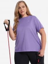 Футболка женская Demix, Plus Size, Фиолетовый