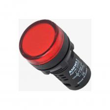 Лампа ANDELI AD16-22DS, LED, матрица, d22мм, красный, 24В, AC/DC ADL10-144