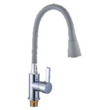 Смеситель сборный для кухни с гибким изливом Potato (Потато) P59281х19 хром/серый