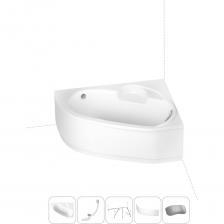 Акриловая ванна Bell Pro производится в размерах от 14095 до 170110 см с лево- и правосторонним разворотом, отлично подходит как для небольших помещений, так и для просторных ванных комнат. Диагональное расположение чаши позволяет эффективно использовать доступное пространство: одновременно иметь увеличенную длину купели для комфортного купания и оптимальный объем для принятия душа. Основа ванн из литьевого акрила — жесткий 4 мм лист полиметилметакрилата (ПММА), который помещают в вакуум-формовочное оборудование и под большим давлением заполняют матрицу будущей ванны. Для максимальной прочности конструкции по всему основанию купели закладывается усиленная плита ДСтП, а внешняя сторона покрывается смесью полимера с отвердителем и ровингом. После отверждения в ванне высверливают отверстия для слива-перелива. Сифон-автомат Useful Extras от Wellsee изготовлен из полипропилена высокой термической стойкости и прочности, неуязвим к воздействию агрессивных химических средств. Самоочищающаяся форма и изгибы сифона препятствуют скоплению грязи внутри обвязки и поддерживают высокую пропускную способность — 50 л/мин. Конструкция ванны предполагает установку на поперечные ножки или усиленный металлический каркас с максимальной нагрузкой до 500 кг и предусматривает дополнительную фиксацию к стене. Наличие регулировок на каждой ножке и распорках обеспечивает удобство установки на различных поверхностях.