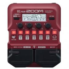 ZOOM Процессор эффектов B1 FOUR 1 шт. бордовый 1