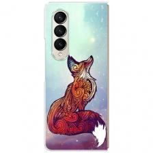 Чехол на Samsung Galaxy Z Fold 4 / Самсунг Галакси Зет Фолд 4 с принтом Лиса 1