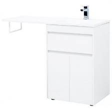 Тумба под раковину Aquanet Токио 58 (напольная, 1 ящик, 2 дверцы) белый (00237745)