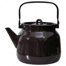 Лысьвенские эмали Чайник без деколи, 3,5 л, 3.5 л, коричневый