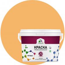 Краска MALARE Евро 20 для стен, потолков и обоев, оранжевый закат, 9 л, 11,5 кг 2022054437005