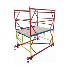 Стальные передвижные вышки – это мобильные и надежные конструкции для выполнения строительных, монтажных и отделочных работ на высоте. Материал: высококачественная сталь с антикоррозийным покрытием. Благодаря прочной стальной конструкции и колесной базе они обеспечивают устойчивость, удобство перемещения и безопасность рабочих. Область применения: Строительство и ремонт – кладка, штукатурка, покраска Монтажные работы – установка кондиционеров, рекламных конструкций Промышленность – обслуживание цехов, складов, коммуникаций События – монтаж сцены, освещения, декораций