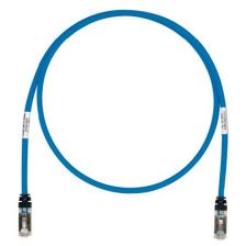 Panduit Патч-корд TX6 PLUS S/FTP, 10Gig, Cat.6А, с модульными разъемами TX6™ PLUS на обоих концах, 1 м, синий [STP6X1MBU]
