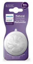 Соска Philips Avent Natural Response для бутылочек (2 шт., с 1 мес.) SCY963/02